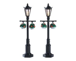 Lemax Old English Lamp Post, Set Of 2, B/O (4.5V) - afbeelding 2