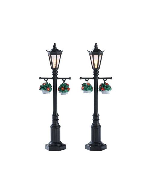 Lemax Old English Lamp Post, Set Of 2, B/O (4.5V) - afbeelding 1