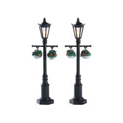 Lemax Old English Lamp Post, Set Of 2, B/O (4.5V) - afbeelding 1