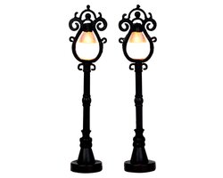 Lemax Parisian Street Lamp, Set Of 2, B/O (4.5V) - afbeelding 2