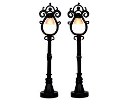 LEMAX PARISIAN STREET LAMP,  SET OF 2, B/O (4.5V) - afbeelding 3