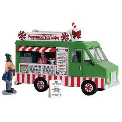 Lemax Peppermint Food Truck, Set Van 3