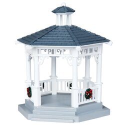 Lemax Plastic Gazebo With Decorations - afbeelding 3