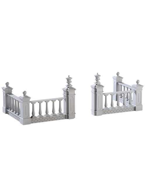 Lemax Plaza Fence, Set Van 4