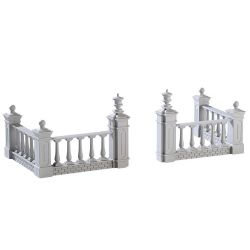 Lemax Plaza Fence, Set Van 4