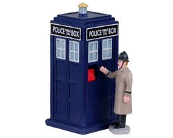 Lemax Police Call Box, Set Of 2 - afbeelding 2