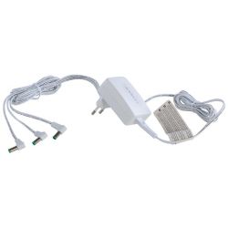 Lemax Power Adaptor, 4.5V, White, 3-Output, Fixed Plug, Gs - afbeelding 1
