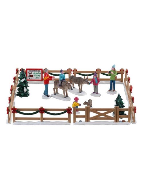 Lemax Reindeer Petting Zoo, Set Van 17