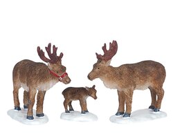 Lemax Reindeer, Set Of 3 - afbeelding 2