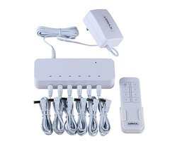 Lemax Remote Control Box, With 4.5V 2000Ma Adaptor, White, Fixed Plug, Gs - afbeelding 3