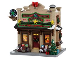 Lemax Rockin' Hoppin' Records, Incl. Adaptor 44338, 100 Ma (White)