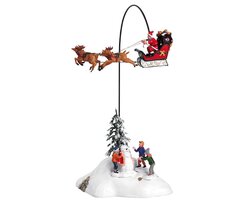 Lemax Santa Claus Is Coming To Town, Incl. Adaptor 74254, 550 Ma (White) - afbeelding 3