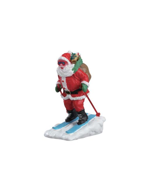 Lemax Santa Skier