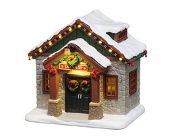 Lemax Ski Shop, Ac Adaptable (Not Included)