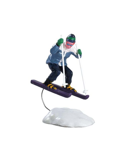 Lemax Skiing Girl