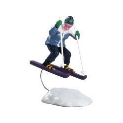 Lemax Skiing Girl