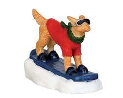 Lemax Snowboarding Dog - afbeelding 2