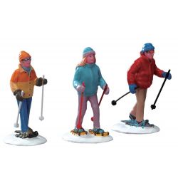 Lemax Snowshoe Walkers, Set Of 3