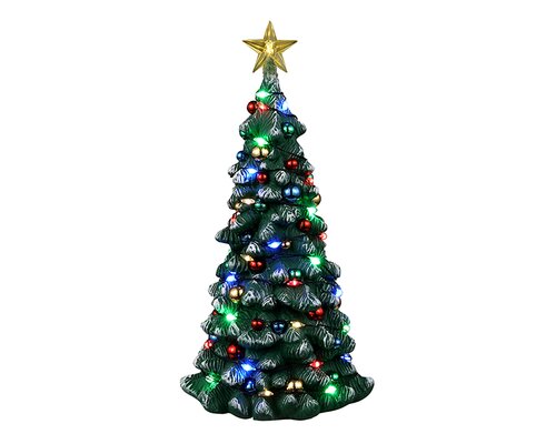 Lemax Snowy Christmas Tree, Multi Light B/O (4.5V)