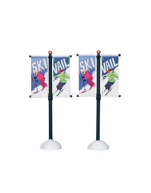 Lemax Street Pole Banner, Set Of 2