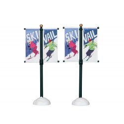 Lemax Street Pole Banner, Set Of 2