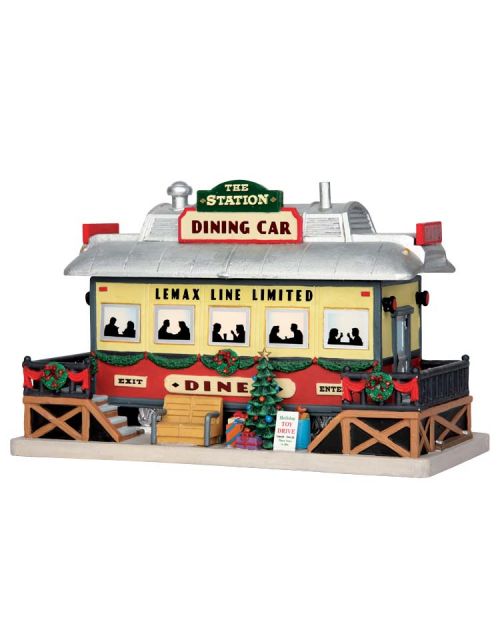 Lemax The Station Dining Car, B/O Led