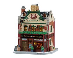 Lemax The Trottin' Fox Pub, Incl. Adaptor 44338, 100 Ma (White)