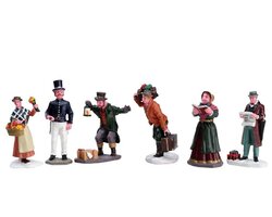 Lemax Townsfolk Figurines,  Set Of 6 - afbeelding 3