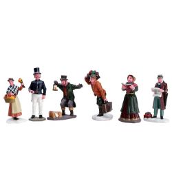 Lemax Townsfolk Figurines, Set Of 6 - afbeelding 1