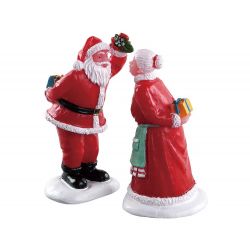 Lemax Under The Mistletoe, Set Of 2