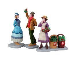 Lemax Under The Mistletoe, Set Of 3