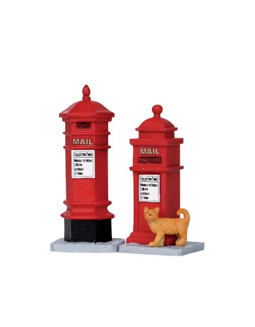 Lemax Victorian Mailboxes, Set Of 2 - afbeelding 1