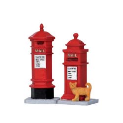 Lemax Victorian Mailboxes, Set Of 2 - afbeelding 1