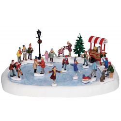 Lemax Village Skating Pond With Sound incl. 4.5V adapter - afbeelding 1
