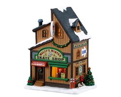 Lemax Wally'S Winter Skate Shop, Incl. Adaptor 44338, 100 Ma (White)