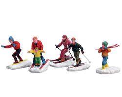 Lemax Winter Fun Figurines, Set Of 5 - afbeelding 2