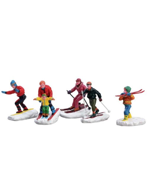 Lemax Winter Fun Figurines, Set Of 5 - afbeelding 1