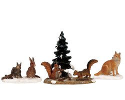 Lemax Woodland Animals,  Set Of 4 - afbeelding 2