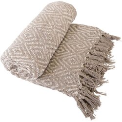 Lesli Living Plaid daimond bruin/beige - afbeelding 1