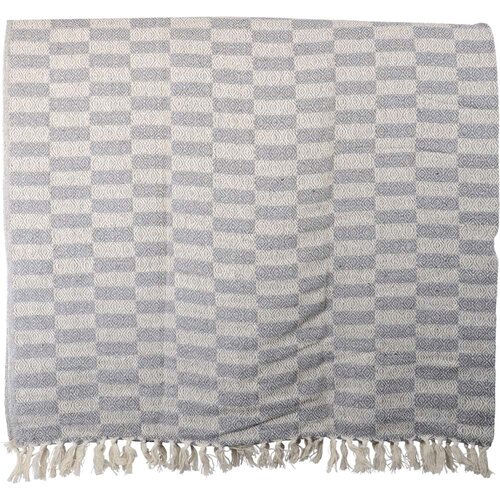 Lesli Living Plaid fog 240x170cm blauw/beige - afbeelding 1