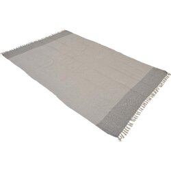 Lesli Living Plaid rain 240x170cm grijs/zwart/beige - afbeelding 2
