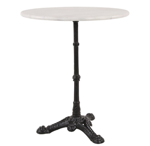 Lesli Living Tafel marmer d60cm wit - afbeelding 1