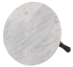 Lesli Living Tafel marmer d60cm wit - afbeelding 2