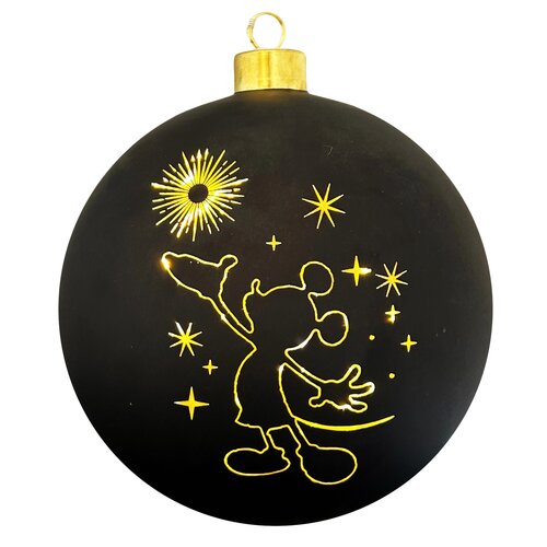Lighted bauble Mickey galaxy big