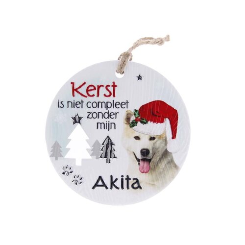 Likes shopping Hond Akita