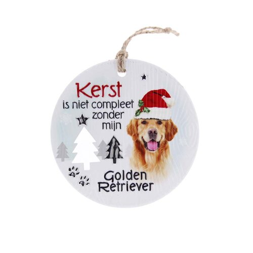 Likes shopping Hond Golden Retriever