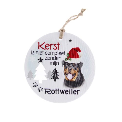 Likes shopping Hond Rottweiler