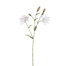 PTMD Lily Flower white double lily spray