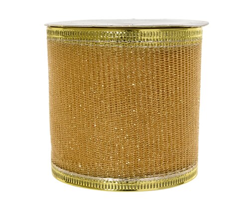 Decoris Lint polyester glitter stars