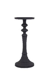 PTMD Lisann Black casted alu candleholder round S